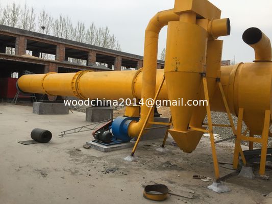 Professional Sawdust / Wood Chips / Wood Shaving Drum Rotary Dryer