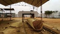 large wood bandsaw machine / Heavy duty horizontal Band sawmill with big saw wheels