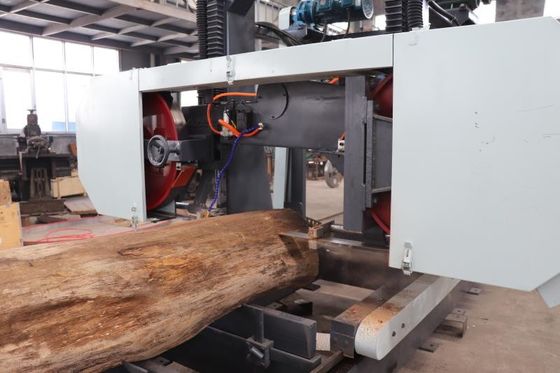 Round Log Cutting Saw Portable Horizontal Wood Band Saw Machine