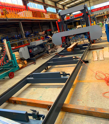 Round Log Cutting Saw Portable Horizontal Wood Band Saw Machine