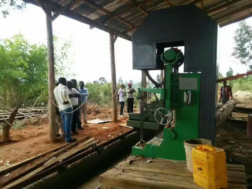 Dia. 1200mm sawing CNC Automatic Feeding Vertical Band Sawmill With Log Carriage