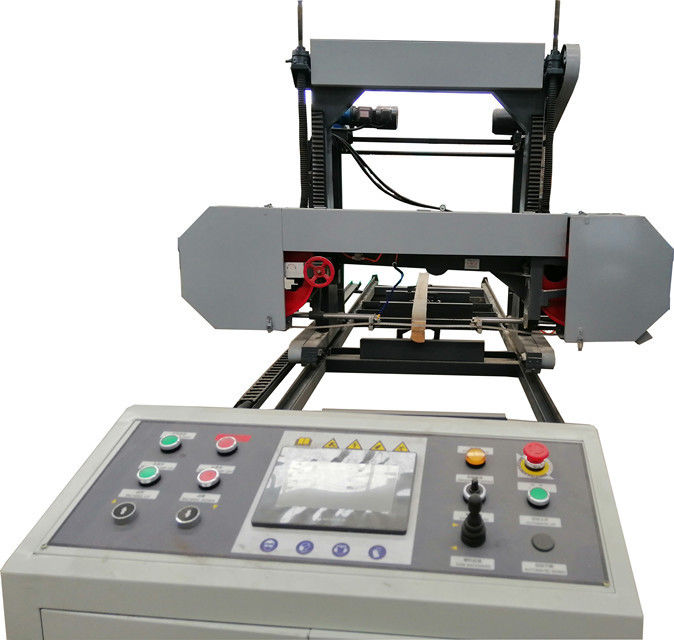 CNC Horizontal Band Sawmill Saw Machines, Wood Log Cutting Saws Bandsaw Mill