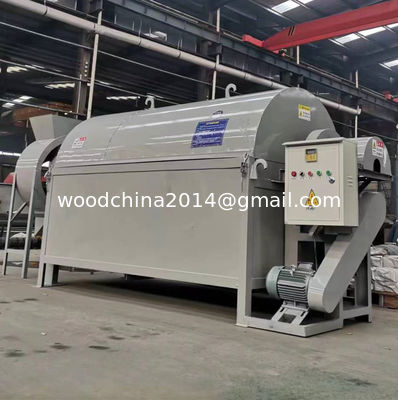 1000kg/Hour Wood Shaving Machine 80Kw Wood Shavings Dryer Production Line