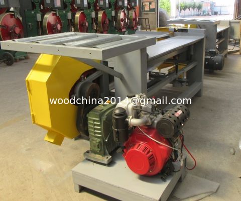 Pallet Dismantling Machine For Nail Cuttings , Diesel Wood Pallet Dismantler