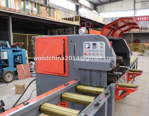 Square Timber Multiple Rip Saw Woodworking Machine 400mm Sawing Width