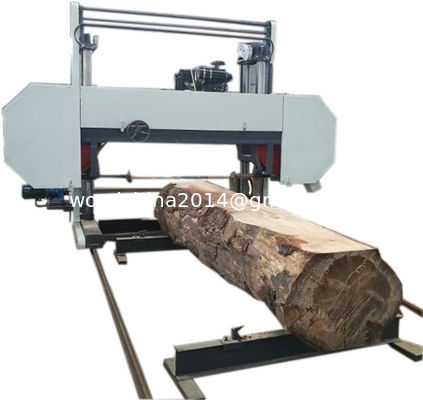 Woodworking Large Bandsaw Mill Horizontal Diesel Band Saw Sawmill