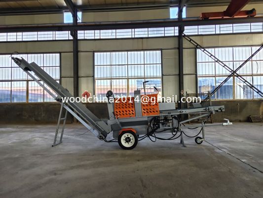 قطاع الخشب الزراعي مع محرك البنزين 15HP ومحرك المنشار 4800rpm