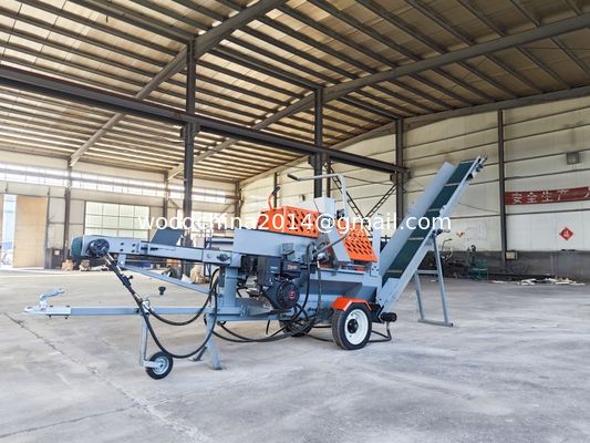 أوتوماتيكية هيدروليكية حفرة الخشب مع 15HP محرك البنزين حفرة الخشب المحمولة