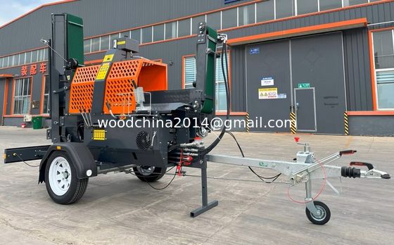 أوتوماتيكية هيدروليكية حفرة الخشب مع 15HP محرك البنزين حفرة الخشب المحمولة