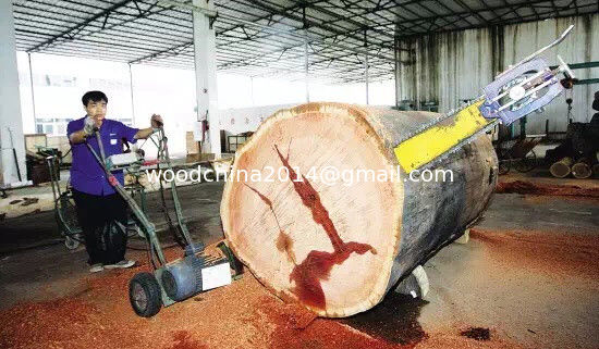 Electric Wood Saw Timber Cutting Chain Sawmill Saw Mill Portable