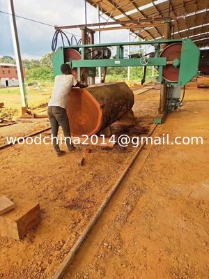 55KW Electric Bandsaw Sawmill 2000mm Large Tree Horizontal Band Saw Mill