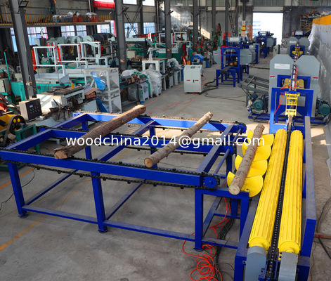 High Precision Woodworking Log Sawmill Wood Cutting Twin Vertical Band Sawmill Machines