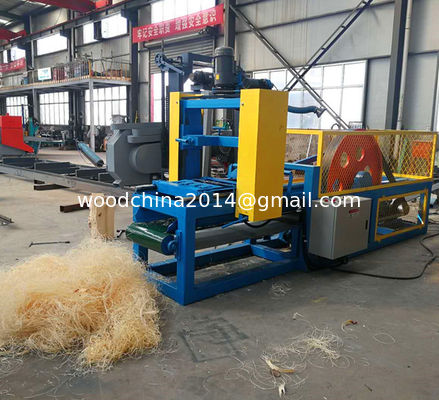 Wood Excelsior Wool Shredding Machine 50-150KG/Hour Capacity
